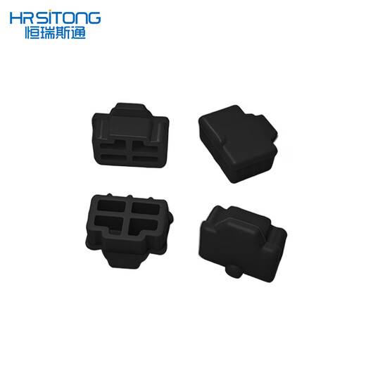 Hengrui Stone rj45 network port silicone dust-proof plug LAN network cable interface computer router switch network port dust-proof plug black 100 pieces