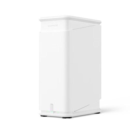 极空间私有云Z2Pro 4T四核双盘位NAS网络存储智能AI个人云硬盘家庭服务器 手机PC平板扩容 雪山白