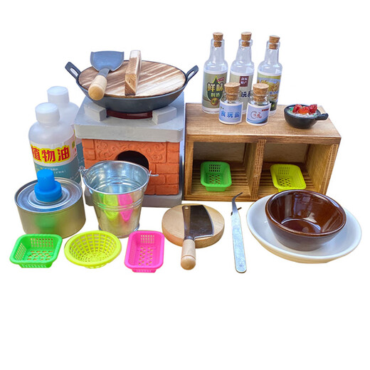 LISM Mini Kitchen Real Kochset 9-12 Jahre alte Küche Real Edition Internet Promi spielen Hausmädchen Kinderspielzeug Mini Küche Spezialherd