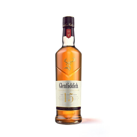 格兰菲迪（GLENFIDDICH）单一麦芽苏格兰威士忌 斯佩塞 进口洋酒 节日送礼700ml 格兰菲迪15年700ml