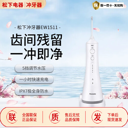 Panasonic electric dental rinser EW1511 bubble jet cleaner EW1513/23/33 dental scaler water flosser gum protector EW1511 packaging micro-blemish machine brand new