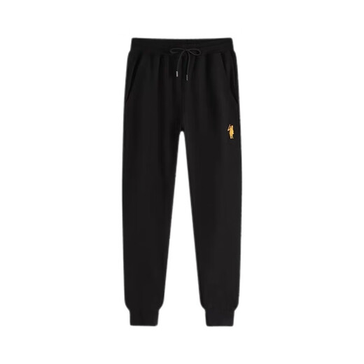 POLO SPORT American Ralph Lauren spring and autumn casual versatile pants loose leg drawstring sweatpants simple sports pants men's pants black L