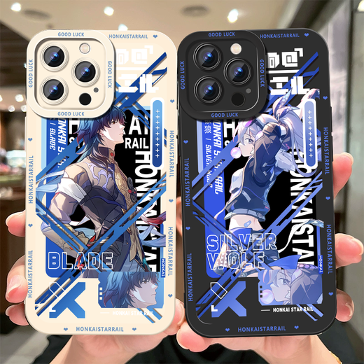 Xiadie Hochwertiges peripheres Telefongehäuse ist für Vivos18 Huawei Mate60 Redmi K70 Xiaomi 14 Soft Shell [Hawkeye Black] TT6196 Meizu Zone - Modellnachricht Kundendienstnotizen