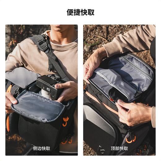 Zhuoer 25L Capacity Camera Bag Shoulder Large Capacity Mirrorless Backpack Waterproof Professional Back Protection System Outdoor Mountaineering Men’s and Women’s SLR Camera Bag Classic Gray Post Order Ceremony丨October Spree Shopping New Flagship