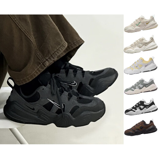 NIKE(耐克)TechHera无烟煤纯黑复古老爹运动鞋女款DR-官方旗舰正品 DR9761-401女款 / 37.5