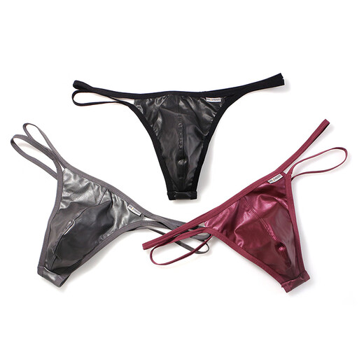 Capitaine sans peur des sous-vêtements à double tranchée masculine sexy à faible taille low-aimne chaud et respirant du string masculin l (poids 135-165jin [Jin équivaut à 0,5 kg]))
