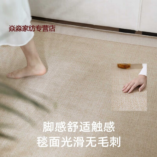 Shenyang Yanmiao Living Room Carpet 2025 New Summer Light Luxury High-end Ice Silk Cool Mat Tatami Floor Mat Room Free Wash Yimu-15780 180*280cm
