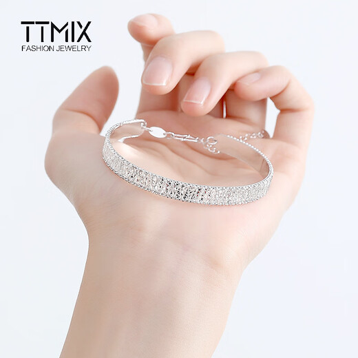 TTMIX platinum bracelet pt950 platinum bracelet platinum bracelet fashionable high-end platinum bracelet for girlfriend 13.5-13.7g
