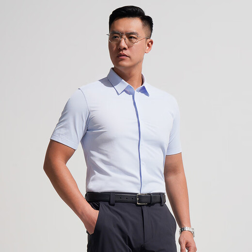 龙牙（Dragon Tooth）三代龙牙暗轩短袖商务衬衫夏季清凉透气白衬衫休闲通勤上班 白色 XL 185/104A 重170-190斤