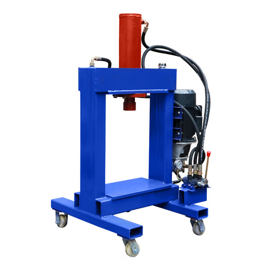 FHJQB multifunctional electric press hydraulic press motor motor copper aluminum wire removal tire wheel hub crusher breaking machine 30 tons top configuration + cutting copper wire + copper wire pulling + tooling press 380v three-phase electricity