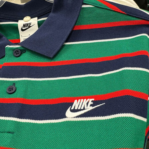 NIKE短袖男装夏季新款健身训练运动服时尚翻领POLO衫透气休闲T恤 FN3897-410 M