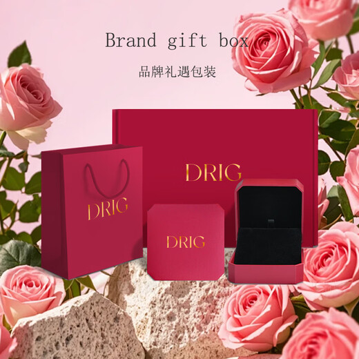 DRIG银戒指情侣对戒男女纯银999求婚告白结婚纪念日生日礼物女送老婆 【S999银满天星】对戒 轻奢礼盒 开口可调节