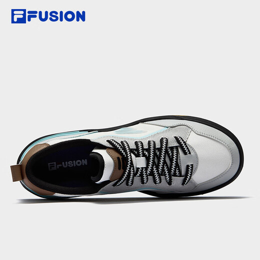 Filafusion Filafusion Chaussures pour hommes, chaussures de vie de skateboard, 2025 Nouvelles chaussures de coup de pied, chaussures en toile à 2 génération, blanc, blanc / noir-ba 42