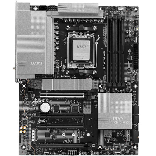 微星（MSI）B850/X870E主板CPU套装9800X3D AMD锐龙7800X3D板U 9700X 9950X3D 微星PRO X870-P WIFI R9 9900X盒装