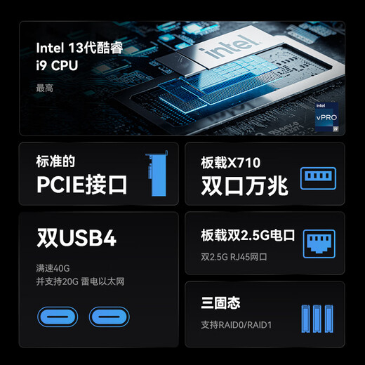 铭凡国家补贴20% MS-01酷睿i9-13900H双万兆四网口迷你主机电脑高性能mini主机游戏办公商务台式机