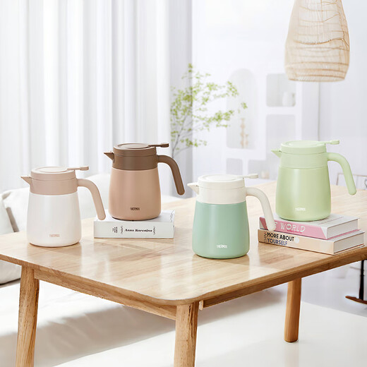 Thermos thermos kettle household large-capacity stainless steel kettle portable dormitory kettle tea separator kettle TEHC Sanrio 1.5L