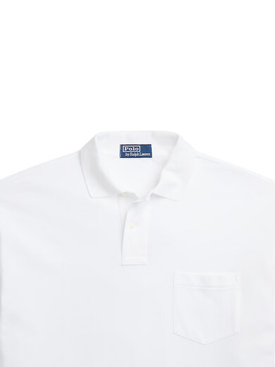 Polo Ralph Lauren Men's Clothing Classic Large Cotton Mesh Polo Shirt RL16859 100-White L XS