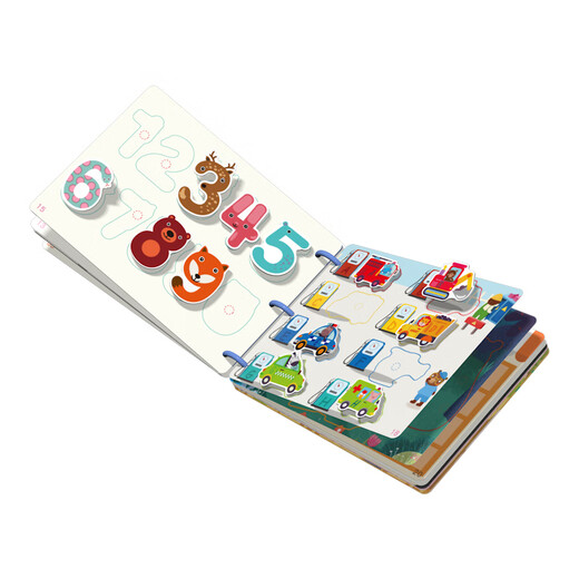 Wangfeng Baby reißen Buch Aufklärungsbücher Ruhige Hand reißen Buch frühes Unterrichten von Klettverschluss und Einfügen von Kinderspielzeug für Kinder 3-6 Jahre alte Erleuchtungsmodell [Spielen ohne Operation, wenn Sie es bekommen]