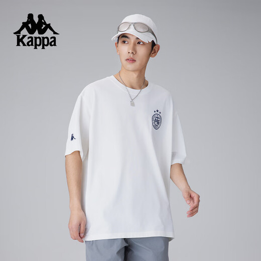 
Kappa Kappa sports t-shirt for men in summer new couple loose cool short-sleeved women's style black-9902XL