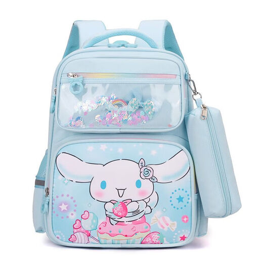 
Schoolbag girl child first grade girl Kuromi lightweight first to third grade lightweight cartoon purple Kuromi