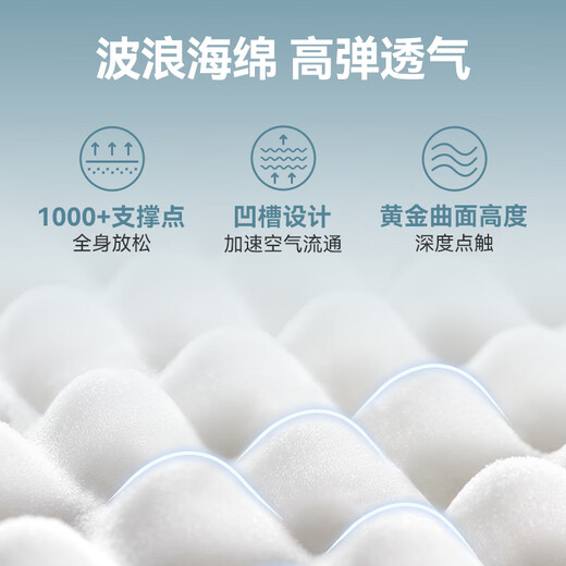 Jingjing Tokyo-made back support classic Ultra spring mattress latex + jute 7 zones single bag spring master bedroom 1.5x2 meters