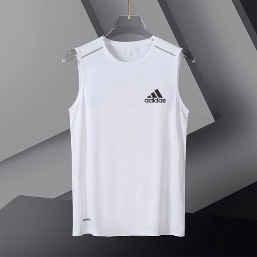 NBA KIDS-NIKE运动背心速干男士篮球训练无袖t恤衣服跑步冰丝快干短袖轻薄 耐克黑色216迪 L   90-110