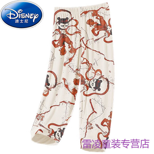迪士尼（Disney）儿童睡衣小男孩莫代尔薄款夏季男童中大童三件套家居服哪吒春夏天 1H--ST-12353 14码(130-140)cm 均码