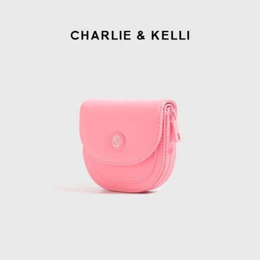 CHARLIE & KELLI官网 轻奢CK钱包女士小巧收纳包零钱包卡包生日礼物送女友老婆 米色