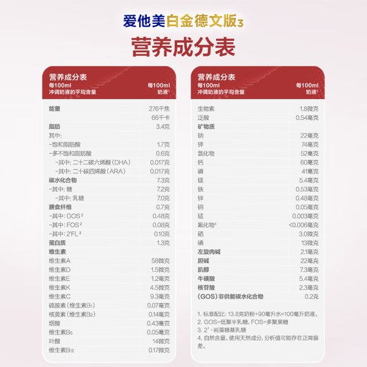 Aptamil German Platinum Edition HMO Infant Formula Pre-stage (0-6 months) 800g German Platinum