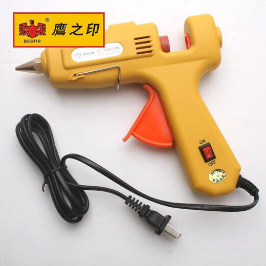 Ni Zhier SELLO CONSEGURADO SELLO HATIR HAYME ELÉCTRICO Pistola de vidrio para el vidrio para la barra de silicona de la barra de silicona Glue Glue Geglue Glue Glue Geglue Geglue 7-1 Pistola de derretimiento caliente de alta temperatura 80W 14223