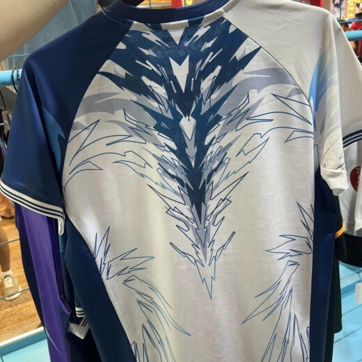 Victor [Breathable and quick-drying] 25 new VlCTOR Li Zijia same style dragon ridge competition uniform breathable and quick-drying badminton ball 847 dragon ridge white sleeveless shirt + 901 white pants men's style-XL