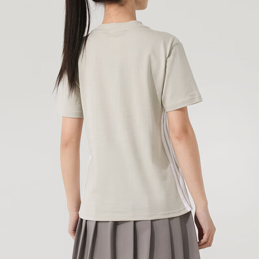 阿迪达斯 （adidas）女子奇迹矾土棕运动套装 跑步健身训练服舒适透气时尚休闲衣裤 JE1237纯棉T恤+长裤/两件套 M