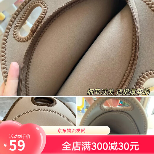 Tongxin (Tongxin) Ins Bolsa Mother Bear Ligero Oso Mother Mother and Baby Bag Beat Beat Bag Side Hanging Anillo colgante