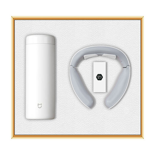 小米伴手礼商务礼品实用周年庆项目纪念品定制保温杯礼盒高端团建奖品 白：小米保温杯+康佳颈椎按摩器 安全生产月项目竣工封顶贯通留念
