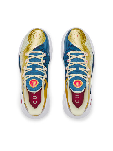 Under Armor Curry 11 Men's and Women's Couple Sports Basketball Shoes 3026617 Lemon Ice Yellow 300 40