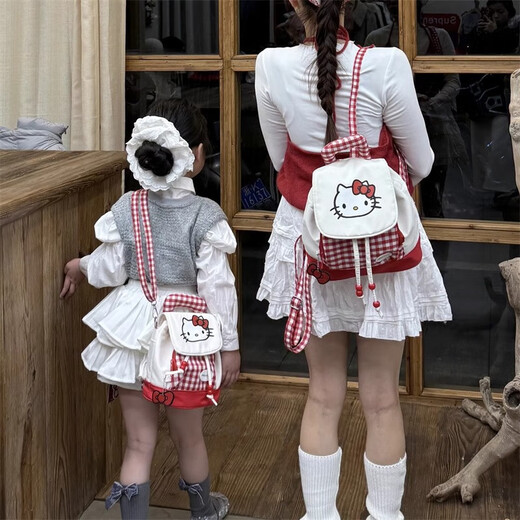 GIOIOhello kittty female bag kindergarten schoolbag helllokitty schoolbag kindergarten schoolbag girl [KT kindergarten schoolbag] 20*20CM