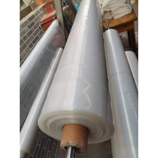 Qinkai transparent plastic film agricultural film multi-functional insulation shed film thickened white plastic sheet building moisturizing food packaging 5 wires thick 205 meters long 14 meters wide