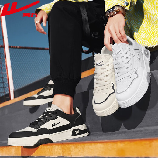 
Huili men's shoes new style board shoes men's small white shoes soft sole height-enhancing sports and casual shoes men 4877Z rice black 40