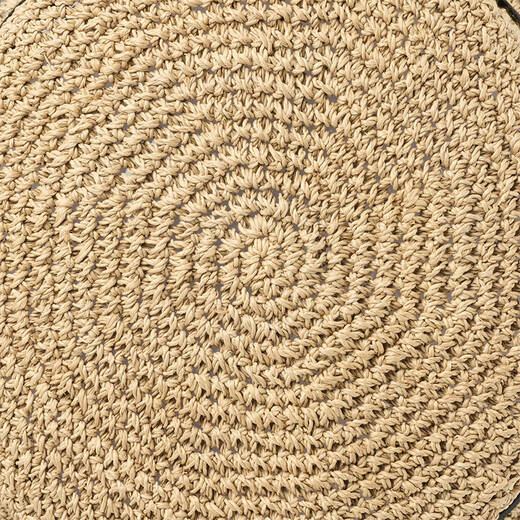 Muji Palm Foldable Top Hat Hut Strohhut geflochten