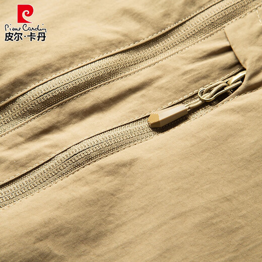 Pierre Cardin Spring y Summer Soporte delgado Collar Vest Trabajo para hombres Vest al aire libre Hombres de moda