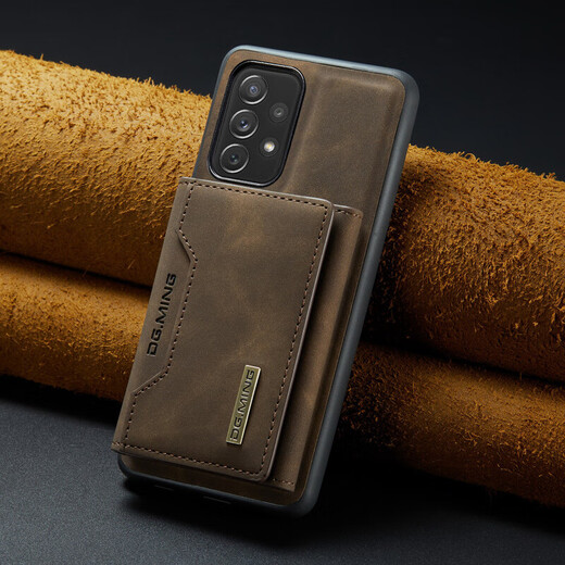 Suitable for Samsung Galaxy A73 wallet magnetic phone case A72 full-package anti-fall A71 special protective case M2 series [black] Samsung Galaxy A73 [5G version]