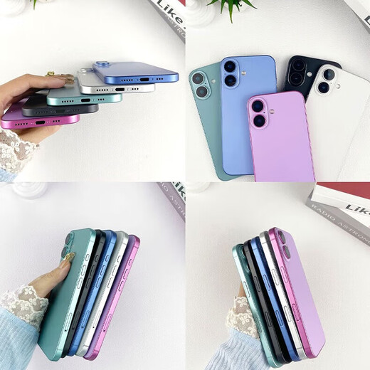 The keyman is suitable for Apple 17/16 mobile phone model simulation model machine campus handover 17Promax/16plus glass screen counter display performance shooting prop machine model three-camera-Desert Gold (black screen model) 丨A must-have for the beginning of school