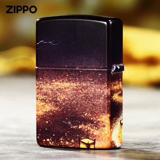 Zippo Edge plus léger véritable sceau de couleur lumineuse Sceau divine Roule sur le vent jaune zppo kérosène créatif personnalisé de couleur masculine coloride de couleur
