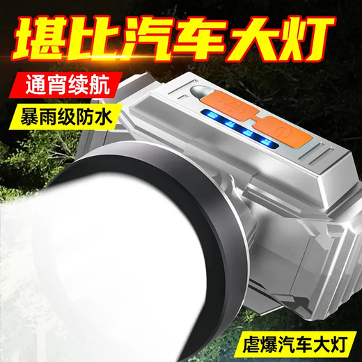 TLXT Japan importiert qualitativ hochwertige LED-LED-Scheinwerfer mit starkem leichten langfristigen wiederaufladbaren, wasserdichten, superhellen Kopffischen, weißem Licht [extrem hell 9900W] Elektrisches Display/Standby 999