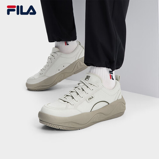 
FILA official men's shoes COOKIES retro canvas shoes 2025 summer new cookie shoes fashion casual shoes birch brown-BI 40