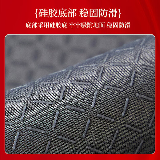Customized elevator carpet villa high-end special floor mat Chinese-style anti-slip wear-resistant foot mat car stairs can enter the entrance. Flowers are blooming-NB-12108 140*140cm