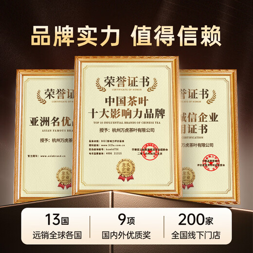 西湖工夫2025新茶茶叶绿茶龙井明前特级春茶礼盒装送长辈领导礼物品250g