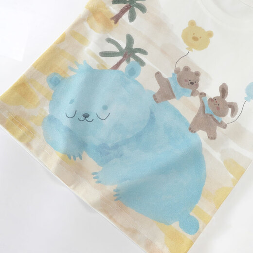 Bali Schwein Baby Weste Sommer dünne Kinder ärmellose T-Shirt Boy Boy Sommerkleidung Mädchen Haltender Kleidung Sommer Baby Top Beige 90