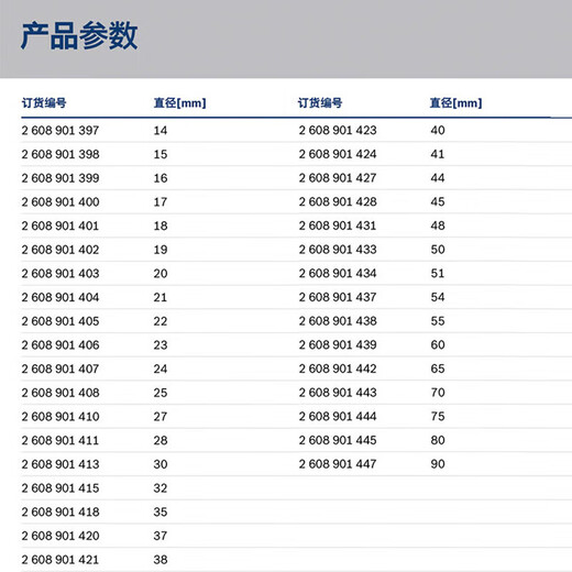 Bosch (BOSCH) carbide hole opener/hole saw/metal hole drill bit 60mm single pack