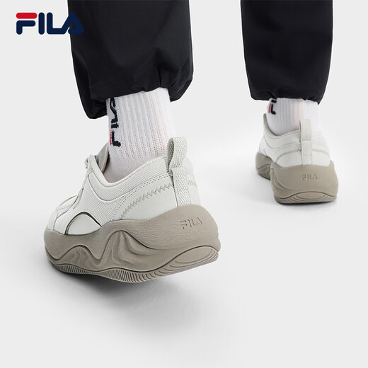 
FILA official men's shoes COOKIES retro canvas shoes 2025 summer new cookie shoes fashion casual shoes birch brown-BI 40
